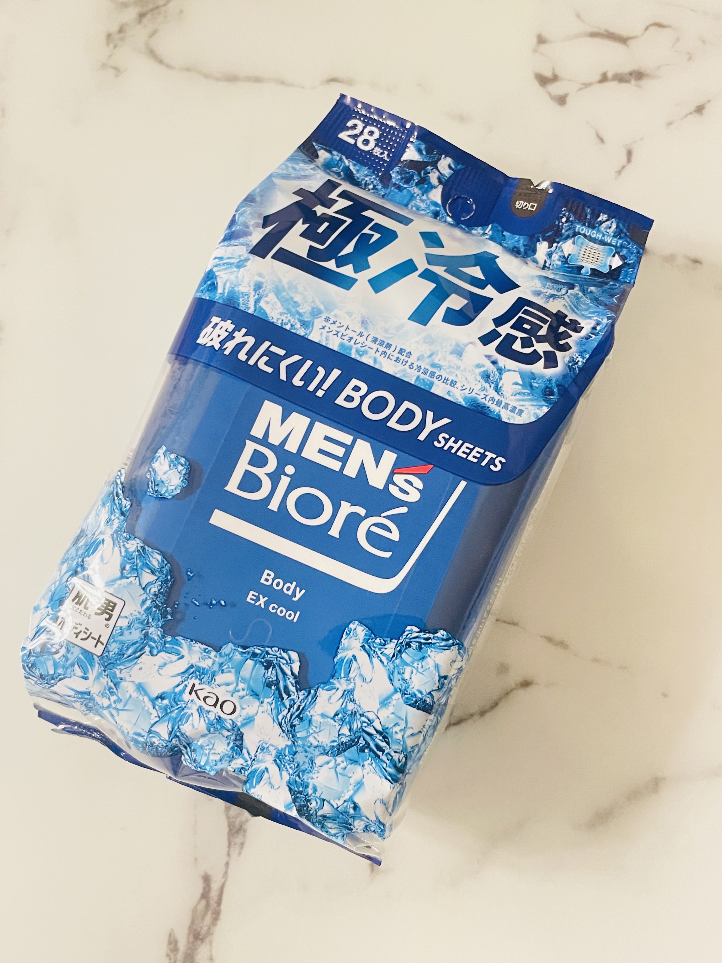 ボディシート 極冷感タイプ/メンズビオレ/ボディシートを使ったクチコミ（1枚目）