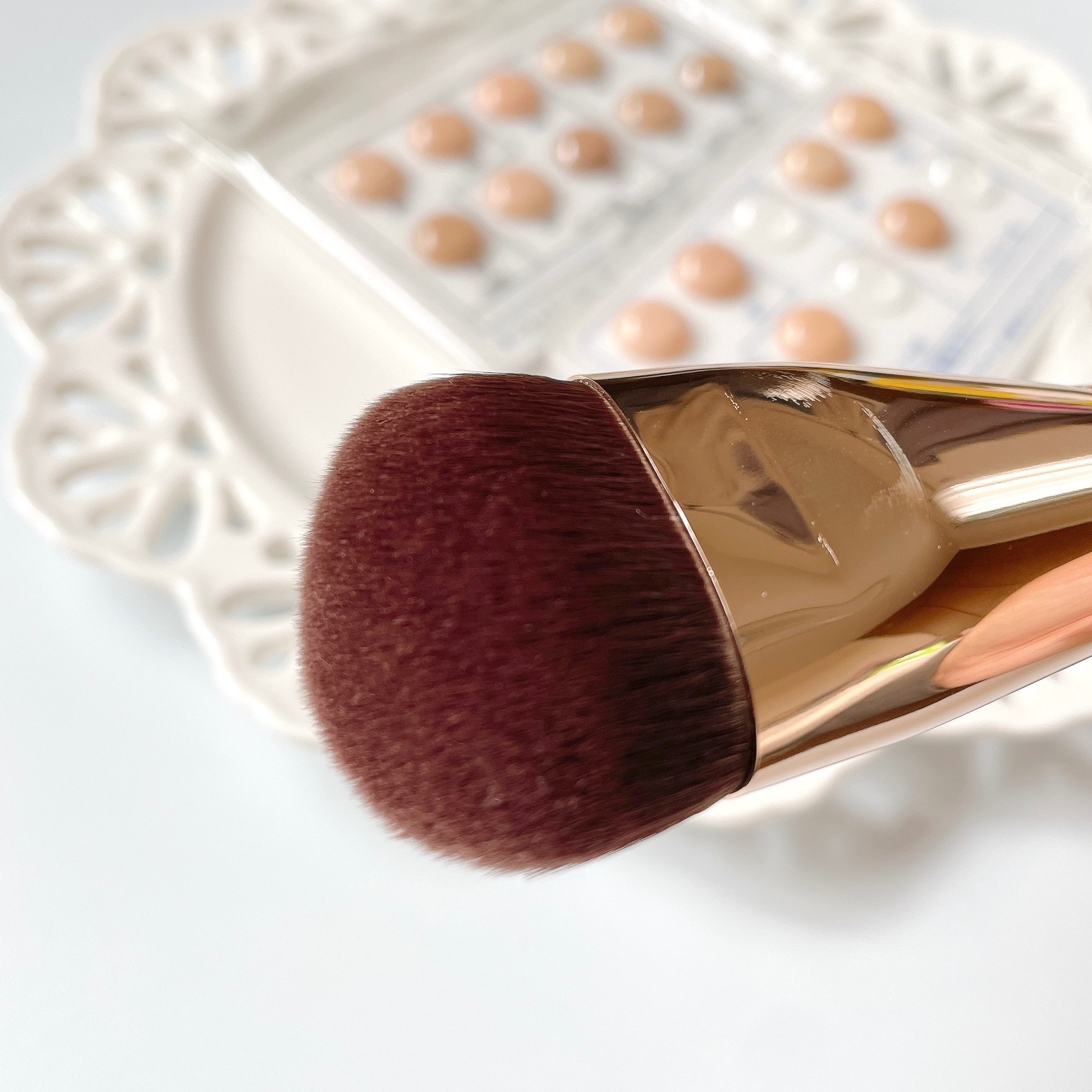 マーシュフィールド スリーウェイファンデブラシ/マーシュ・フィールド/メイクアップを使ったクチコミ（2枚目）