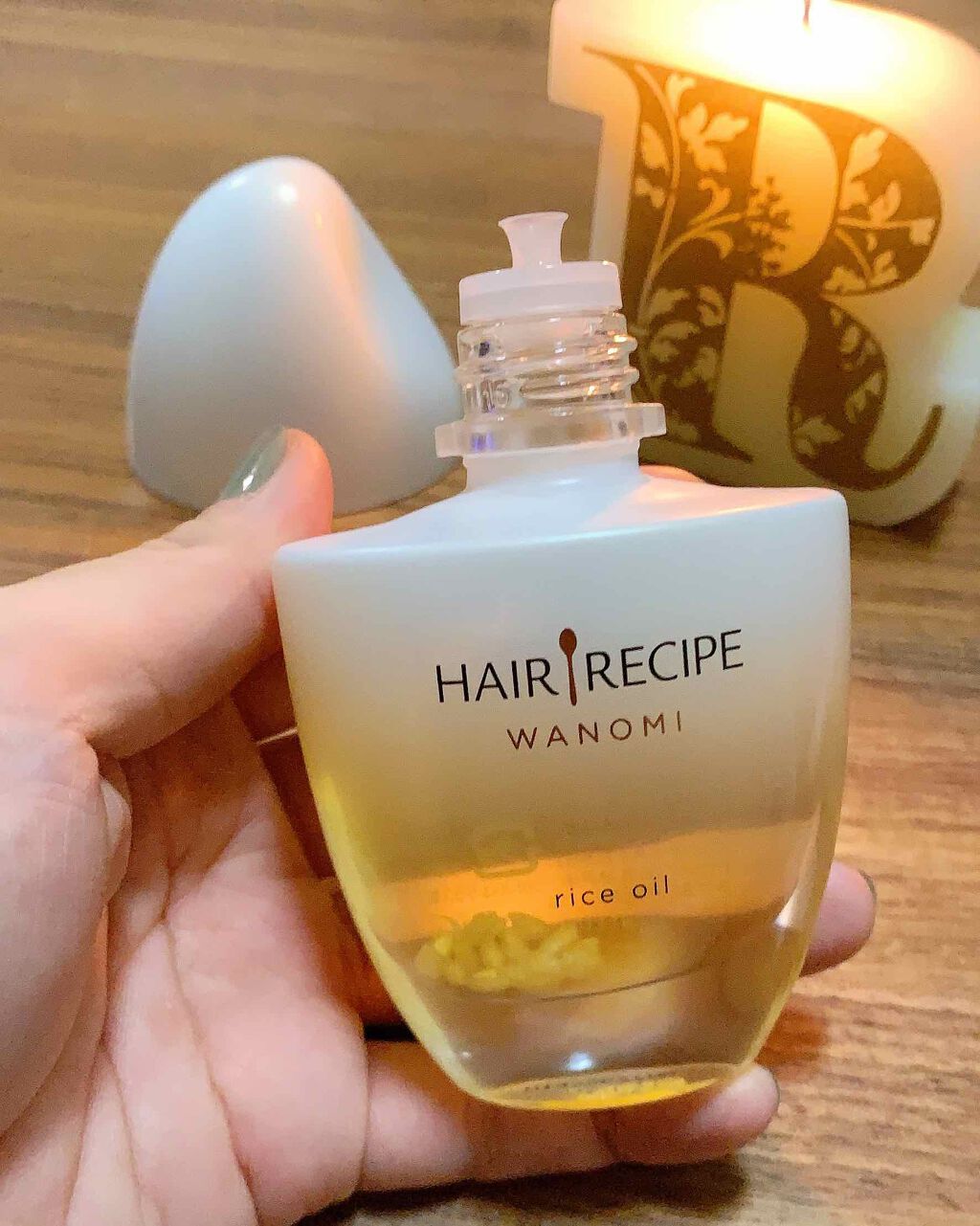 さらとろライスオイル(洗い流さないトリートメント)/WANOMI/ヘアオイルを使ったクチコミ（3枚目）