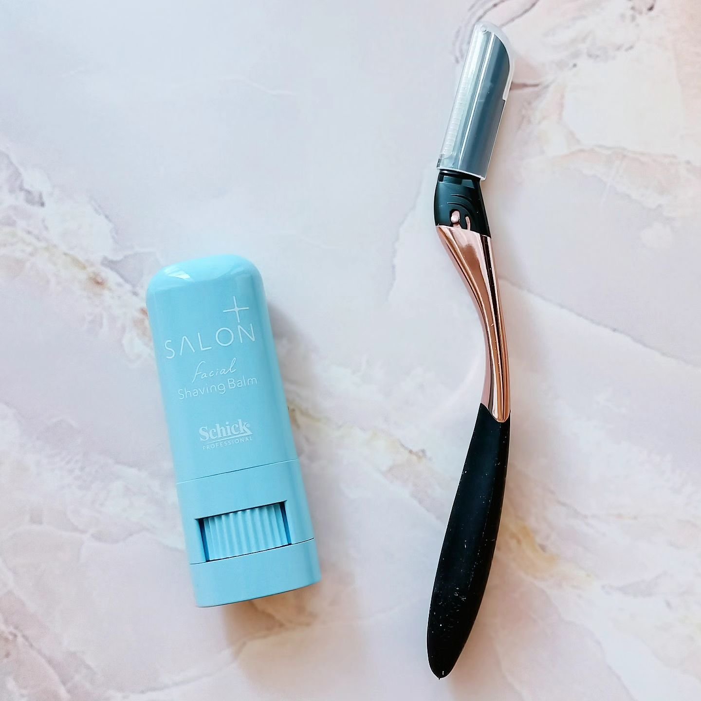 サロンプラス フェイシャルシェービングバーム/サロンプラス/ムダ毛ケアを使ったクチコミ（2枚目）