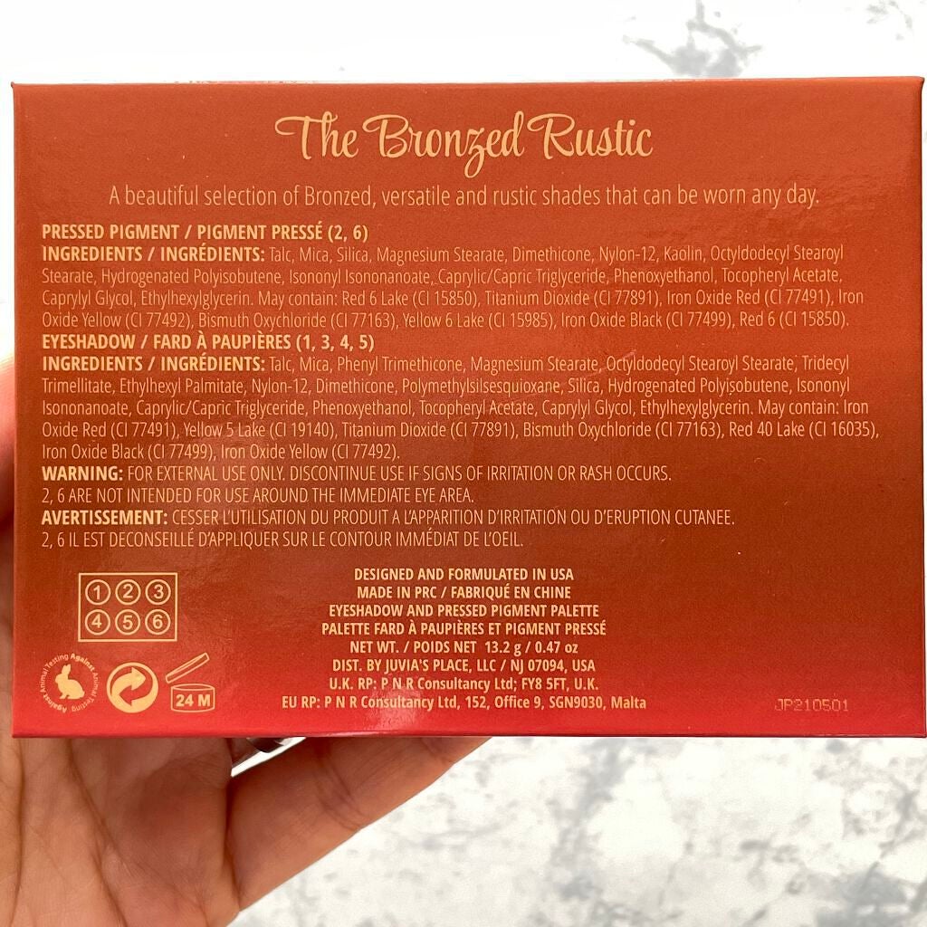Bronzed Rustic Eyeshadow Palette/Juvia's Place/アイシャドウパレットを使ったクチコミ(9枚目)