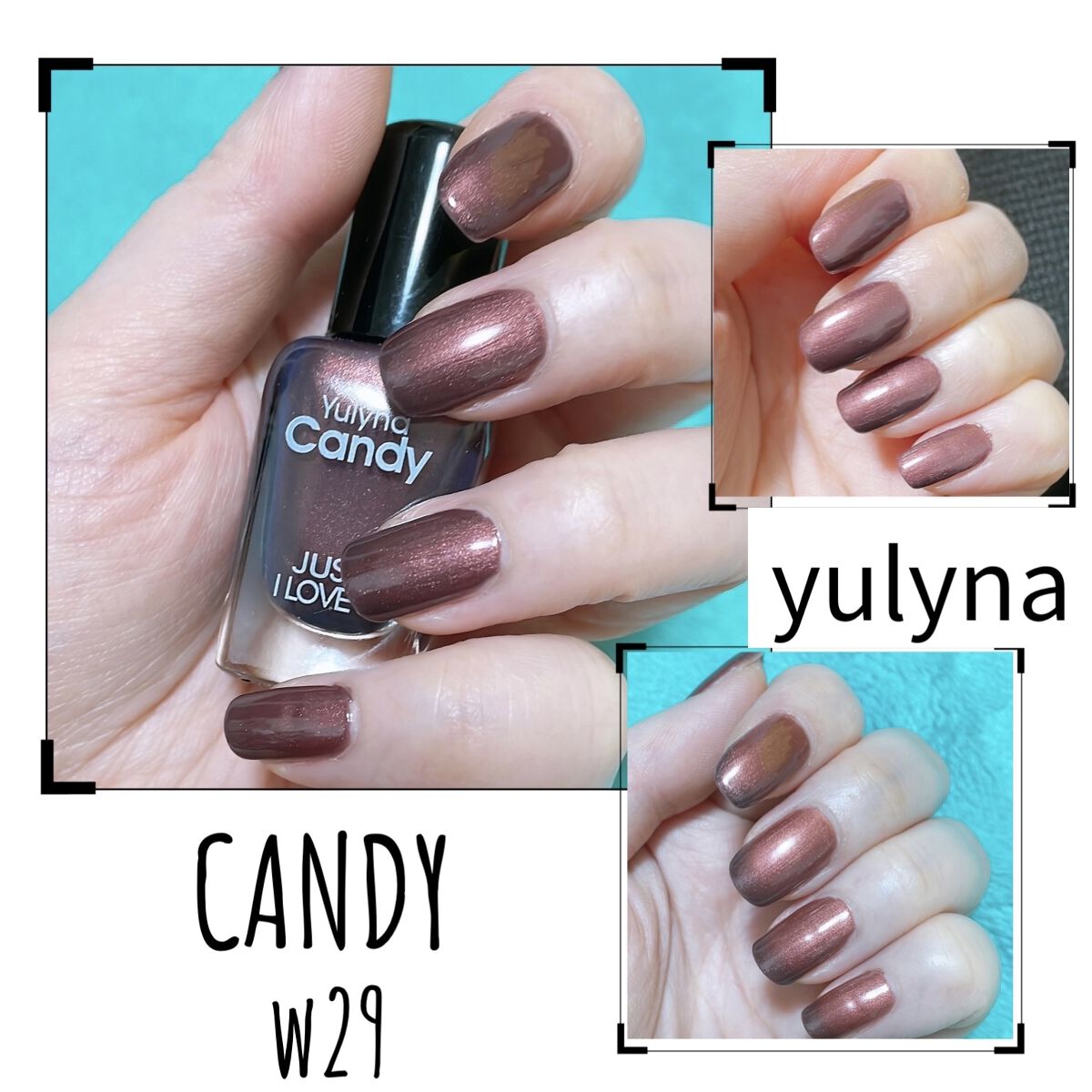 Candy 速乾無添加ネイル/YULYNA/マニキュアを使ったクチコミ（1枚目）