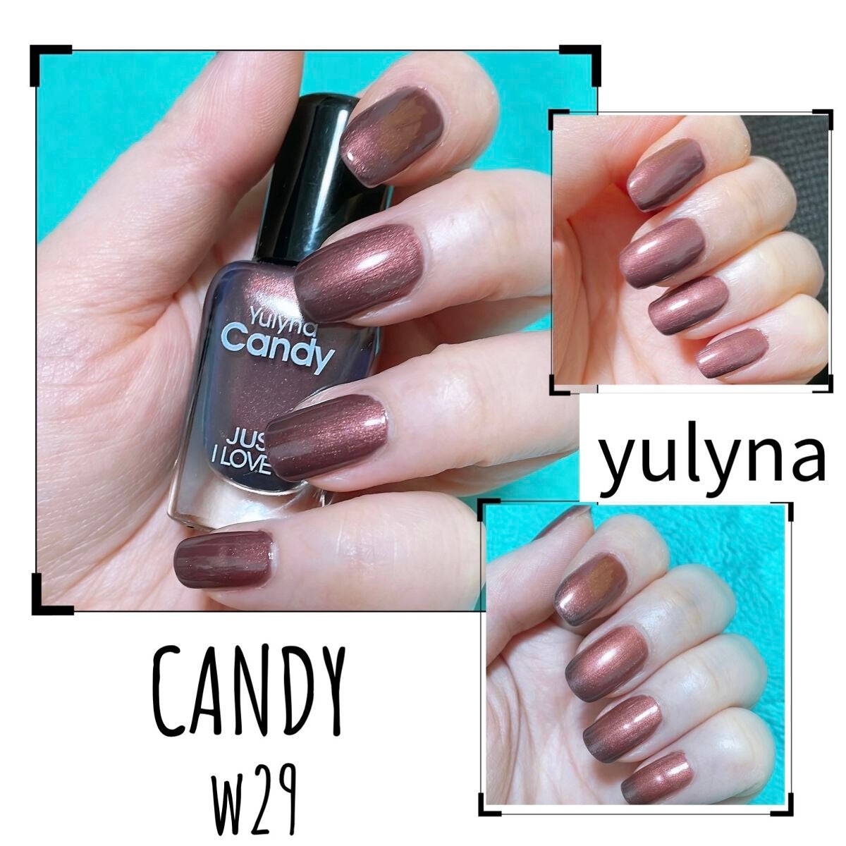 Candy 速乾無添加ネイル/YULYNA/マニキュアを使ったクチコミ(1枚目)