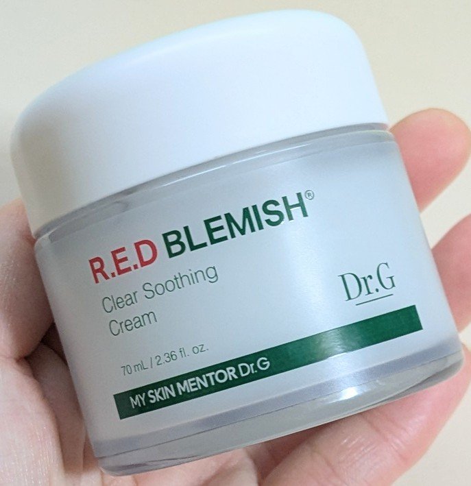 レッドブレミッシュ クリアスージングクリーム/Dr.G/フェイスクリームを使ったクチコミ（2枚目）