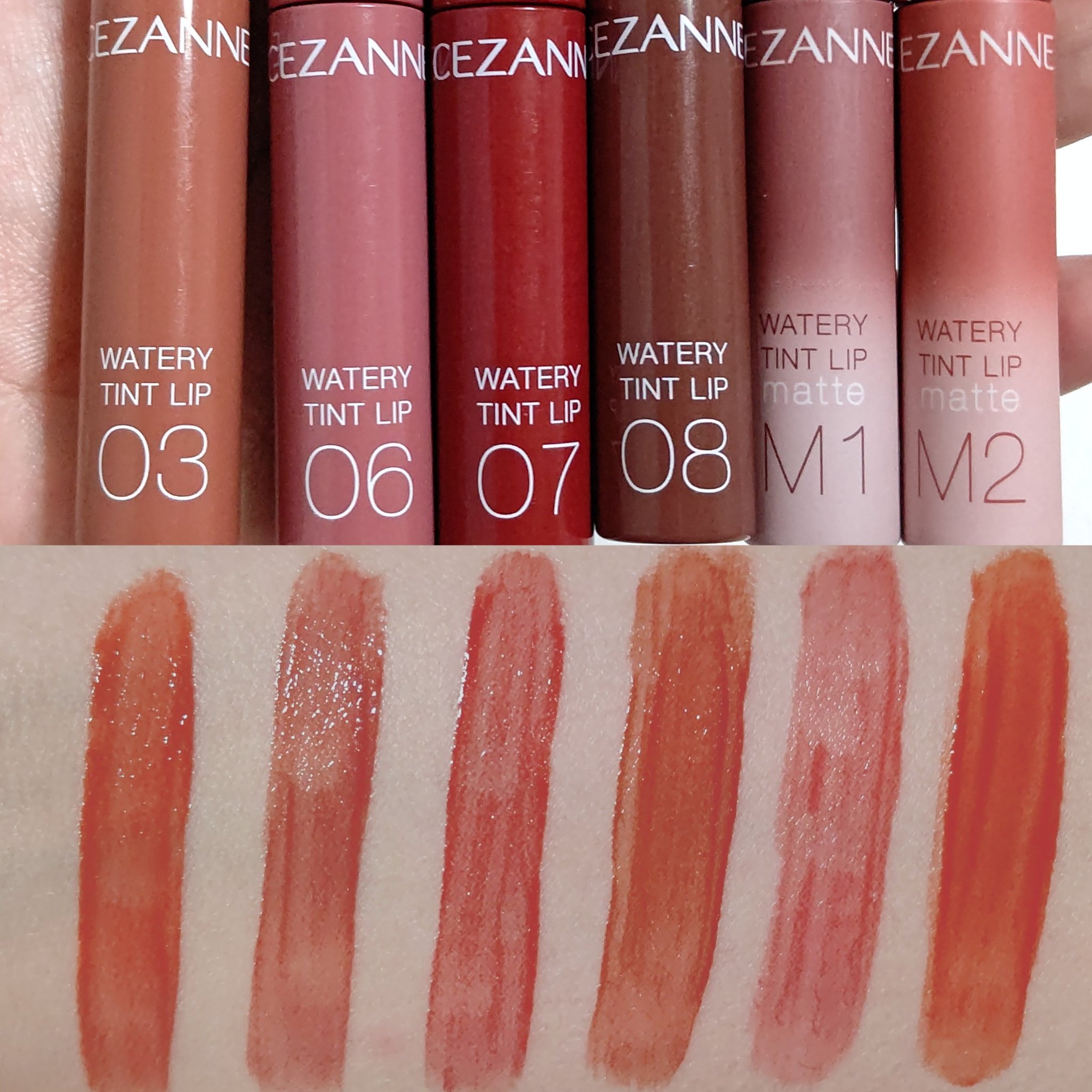 ウォータリーティントリップ/CEZANNE/リップティントを使ったクチコミ（2枚目）