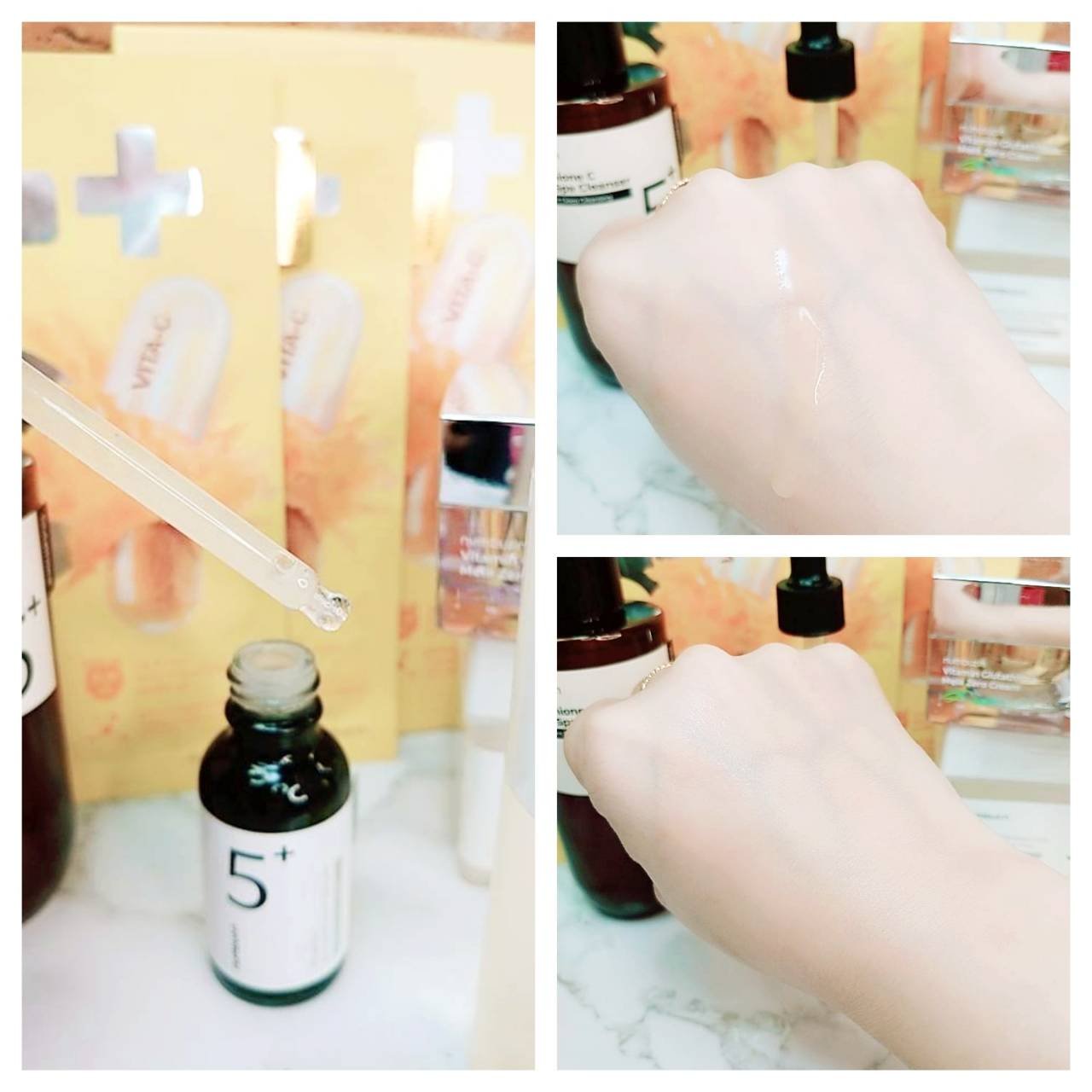 5番 白玉グルタチオンＣ美容液/numbuzin/美容液を使ったクチコミ（3枚目）