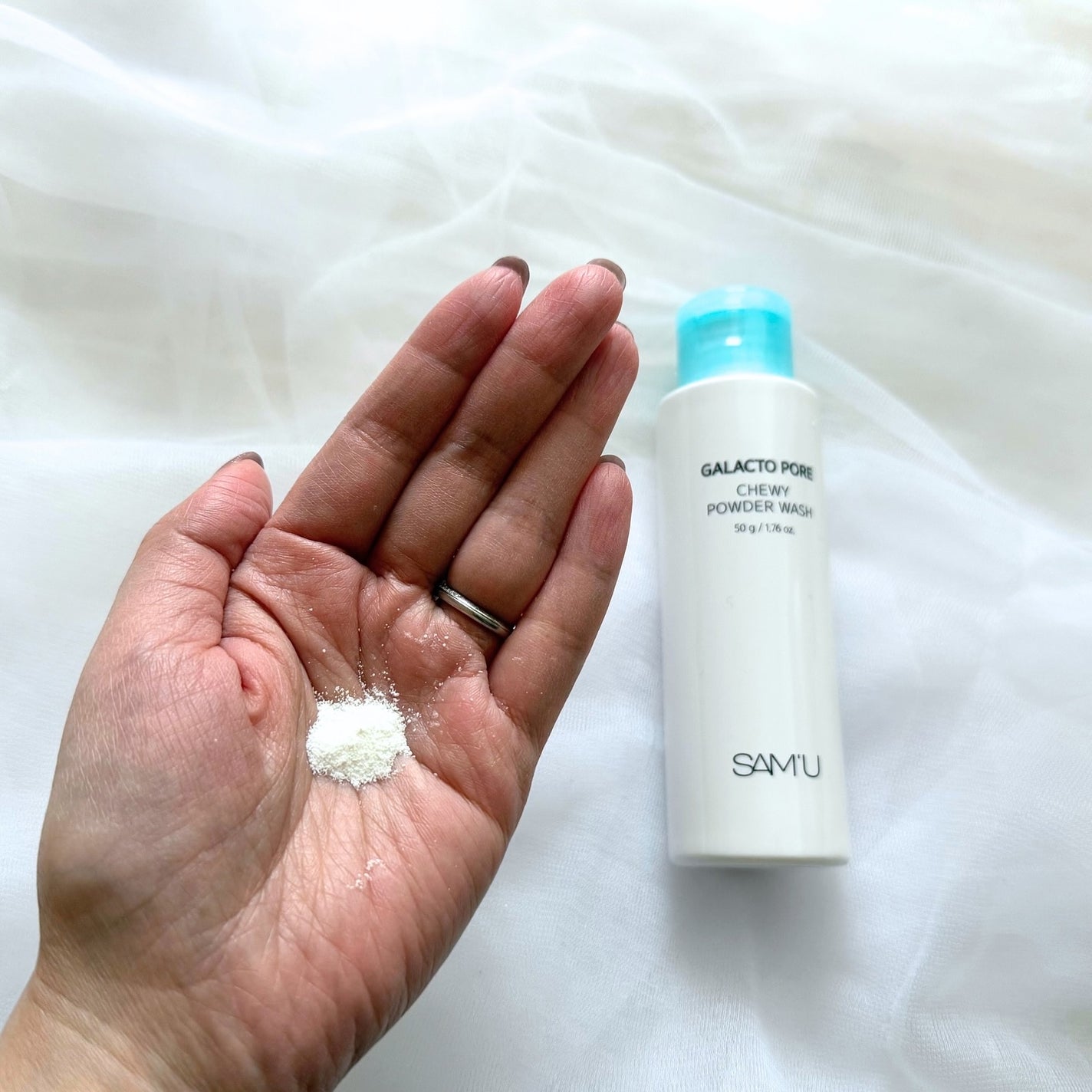 サミュ ガラクトポア チューイー パウダーウォッシュ/SAM'U/洗顔パウダーを使ったクチコミ(3枚目)
