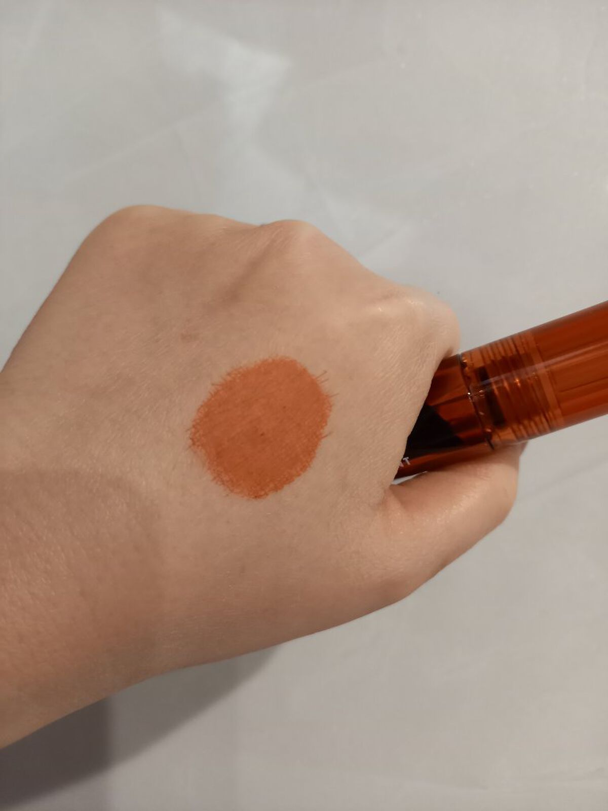 Vit C ウォーターティント 07 Almond/CathyDoll/リップティントを使ったクチコミ（3枚目）