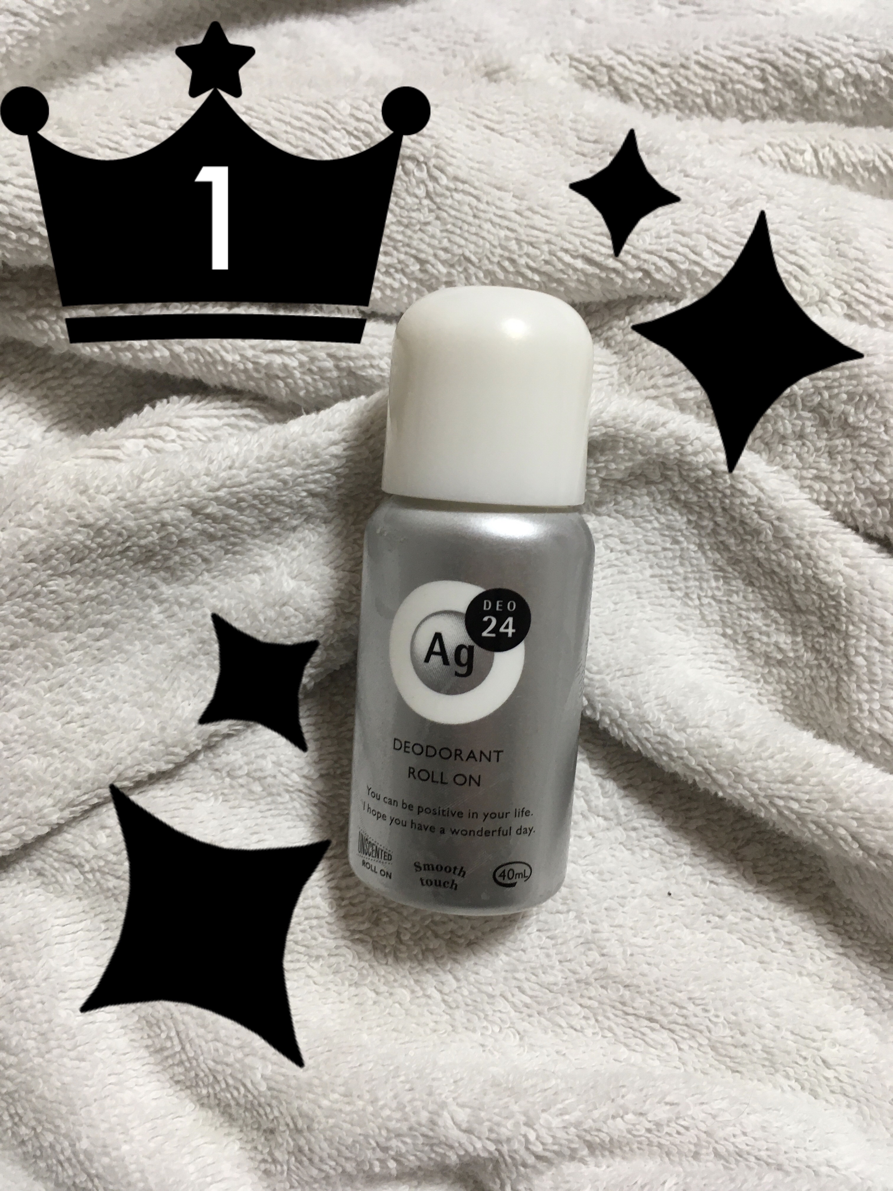 デオドラントロールオン (無香料)/エージーデオ24/デオドラント・制汗剤を使ったクチコミ（1枚目）