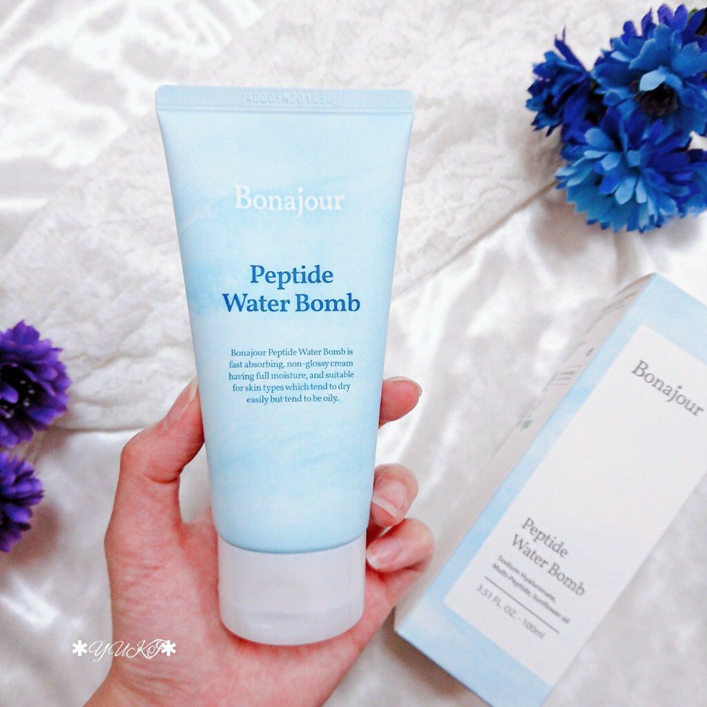 ペプチドウォーターボム/Bonajour/フェイスクリームを使ったクチコミ(2枚目)