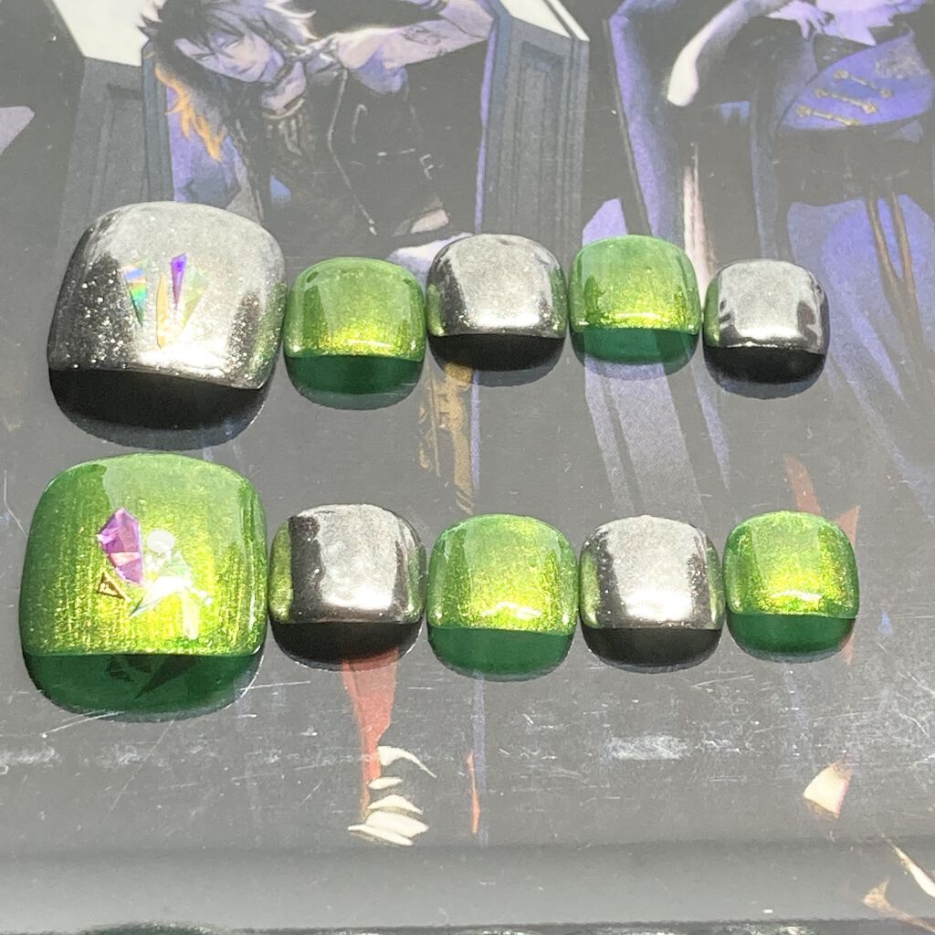 ジェルネイル（ライト対応）/セリア/ジェルネイルを使ったクチコミ（1枚目）