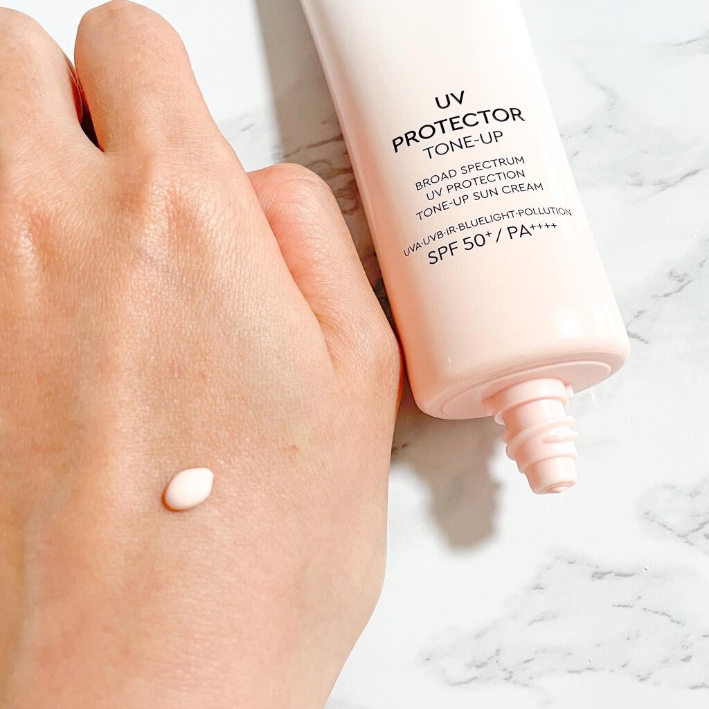 UVプロテクター トーンアップ UVプロテクター トーンアップ/HERA/日焼け止めクリームを使ったクチコミ（3枚目）