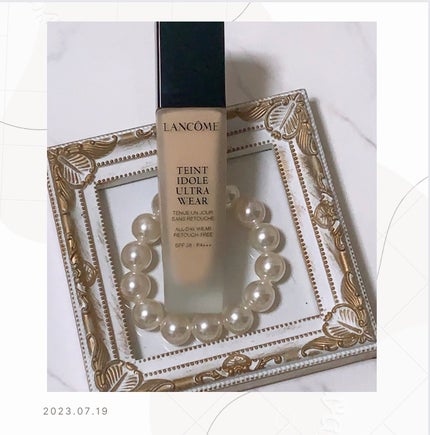 タンイドル ウルトラ ウェア リキッド/LANCOME/リキッドファンデーションを使ったクチコミ(1枚目)
