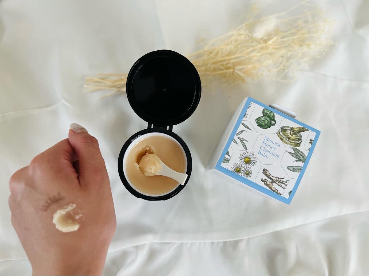 マヌカハニー クレンジングバーム/アピセラピーコスメティクス/クレンジングバームを使ったクチコミ（2枚目）