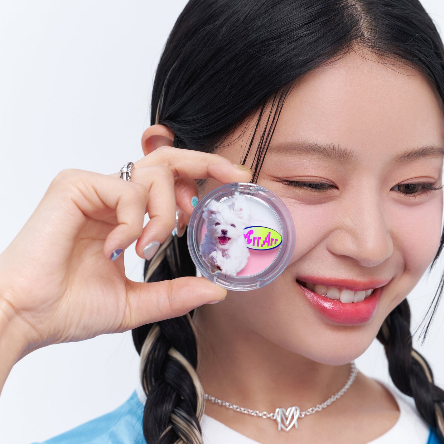 ピュア ブラッシュド サンシャイン チーク/PERIPERA/パウダーチークを使ったクチコミ(3枚目)