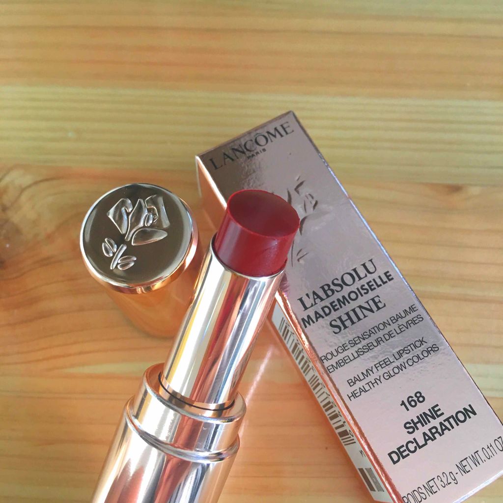 ラプソリュ マドモワゼルシャイン/LANCOME/口紅を使ったクチコミ(1枚目)