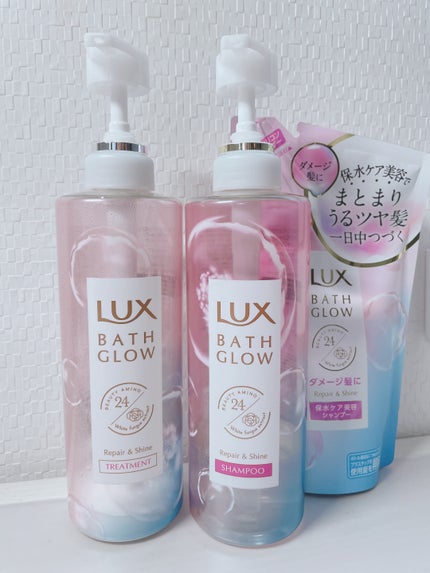 バスグロウ リペア&シャイン シャンプー/トリートメント/LUX/シャンプー・コンディショナーを使ったクチコミ(1枚目)