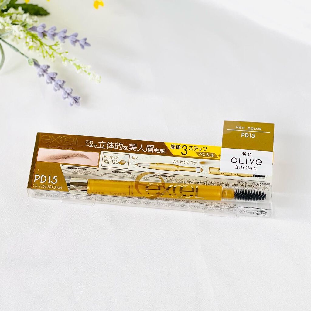 パウダー&ペンシル アイブロウEX/excel/アイブロウペンシルを使ったクチコミ(4枚目)