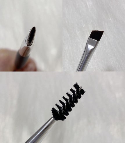 ダブルエンドアイブロウブラシ スクリュータイプ/ロージーローザ/メイクブラシを使ったクチコミ(2枚目)