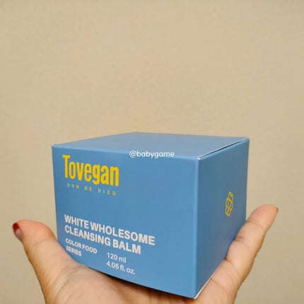 カラーフードシリーズホワイトホールサムクレンジングバーム/Tovegan/クレンジングバームを使ったクチコミ(2枚目)