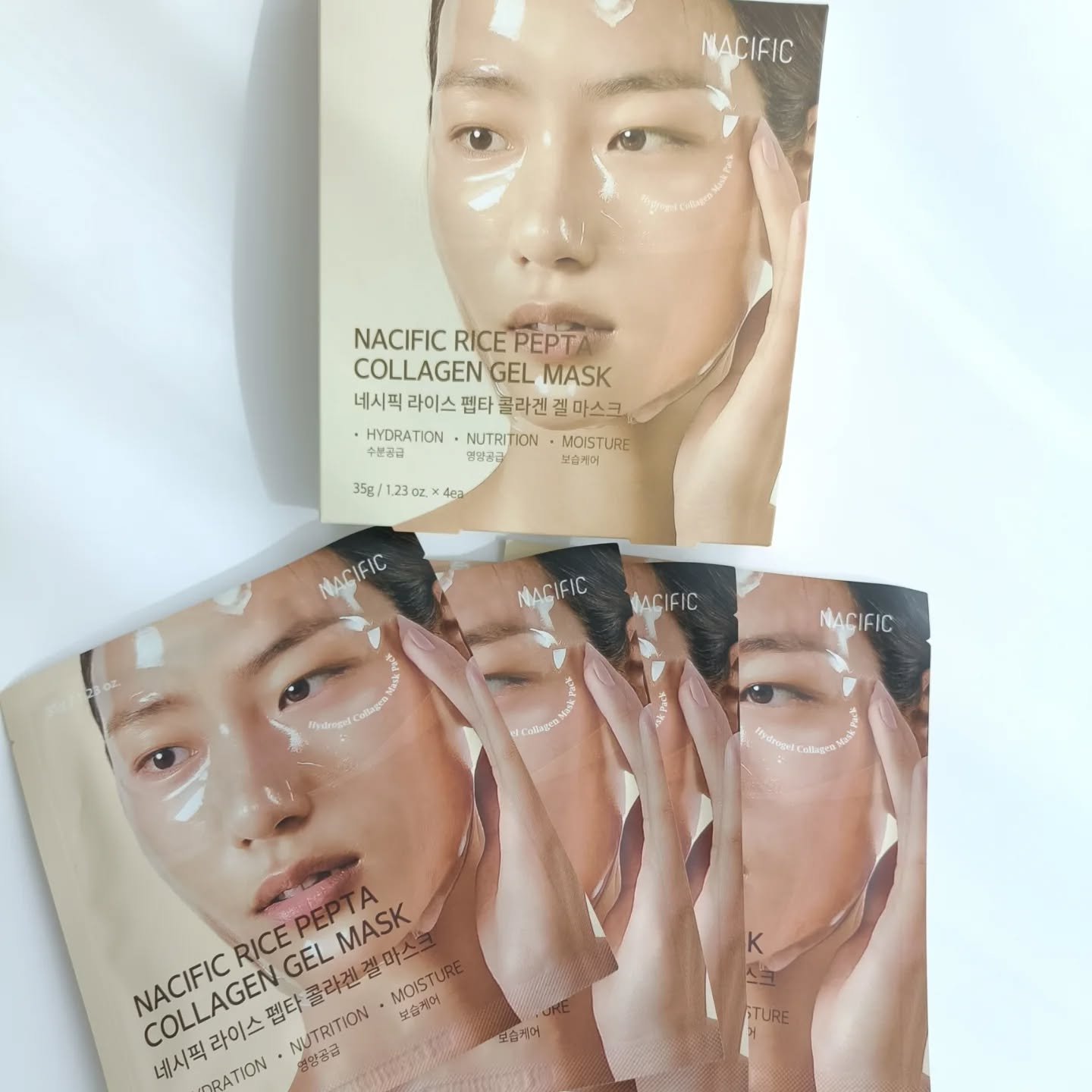 グリーンティー シカコラーゲンゲルマスク/NACIFIC/シートマスク・パックを使ったクチコミ（2枚目）