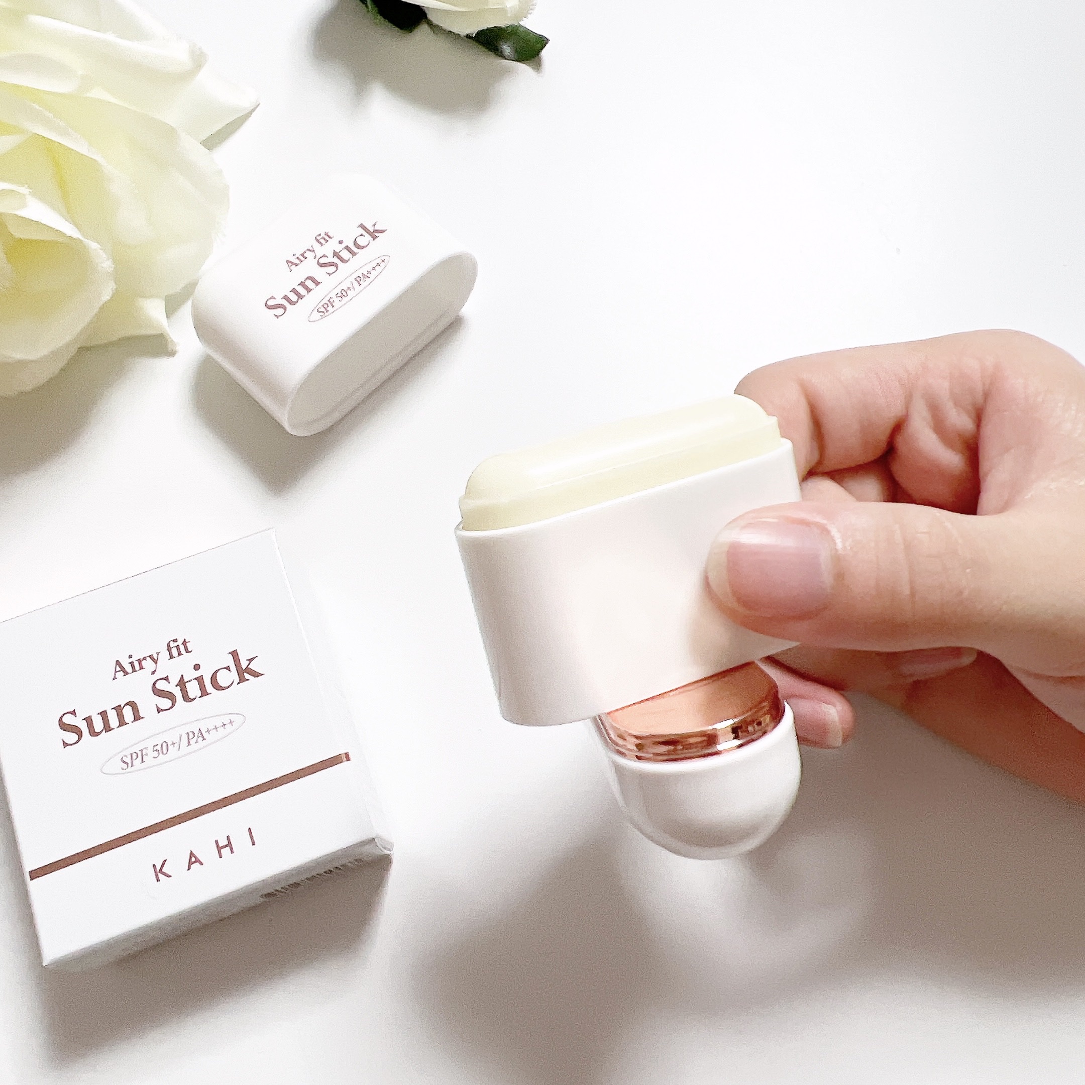 エアリーフィットサンスティック/KAHI/日焼け止めスティックを使ったクチコミ（3枚目）