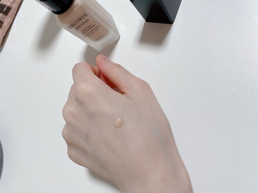 ゼン ウェア フルイド/DECORTÉ/リキッドファンデーションを使ったクチコミ(2枚目)