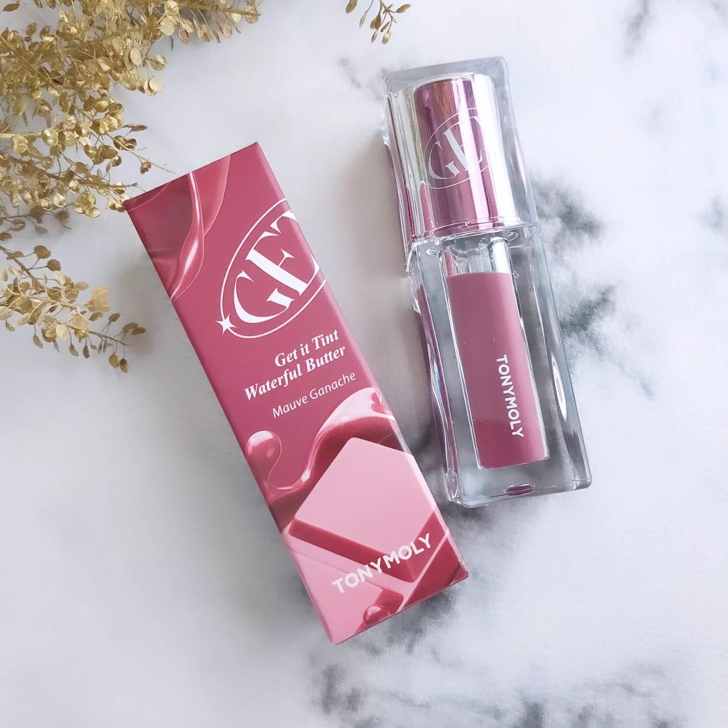 ゲットイットティント ウォーターフルバター/TONYMOLY/リップティントを使ったクチコミ（2枚目）