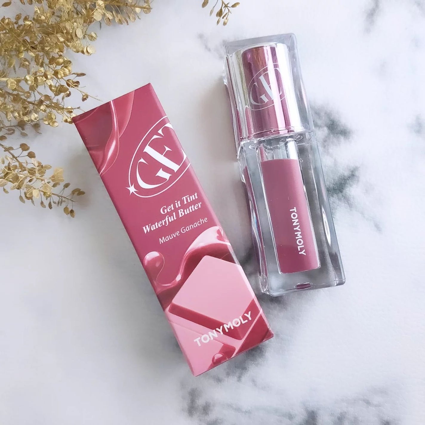 ゲットイットティント ウォーターフルバター/TONYMOLY/リップティントを使ったクチコミ(2枚目)