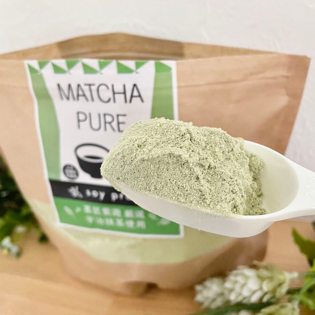 MATCHA PURE(プロテインパウダー)/ピュアパートナー/ソイプロテインを使ったクチコミ(2枚目)