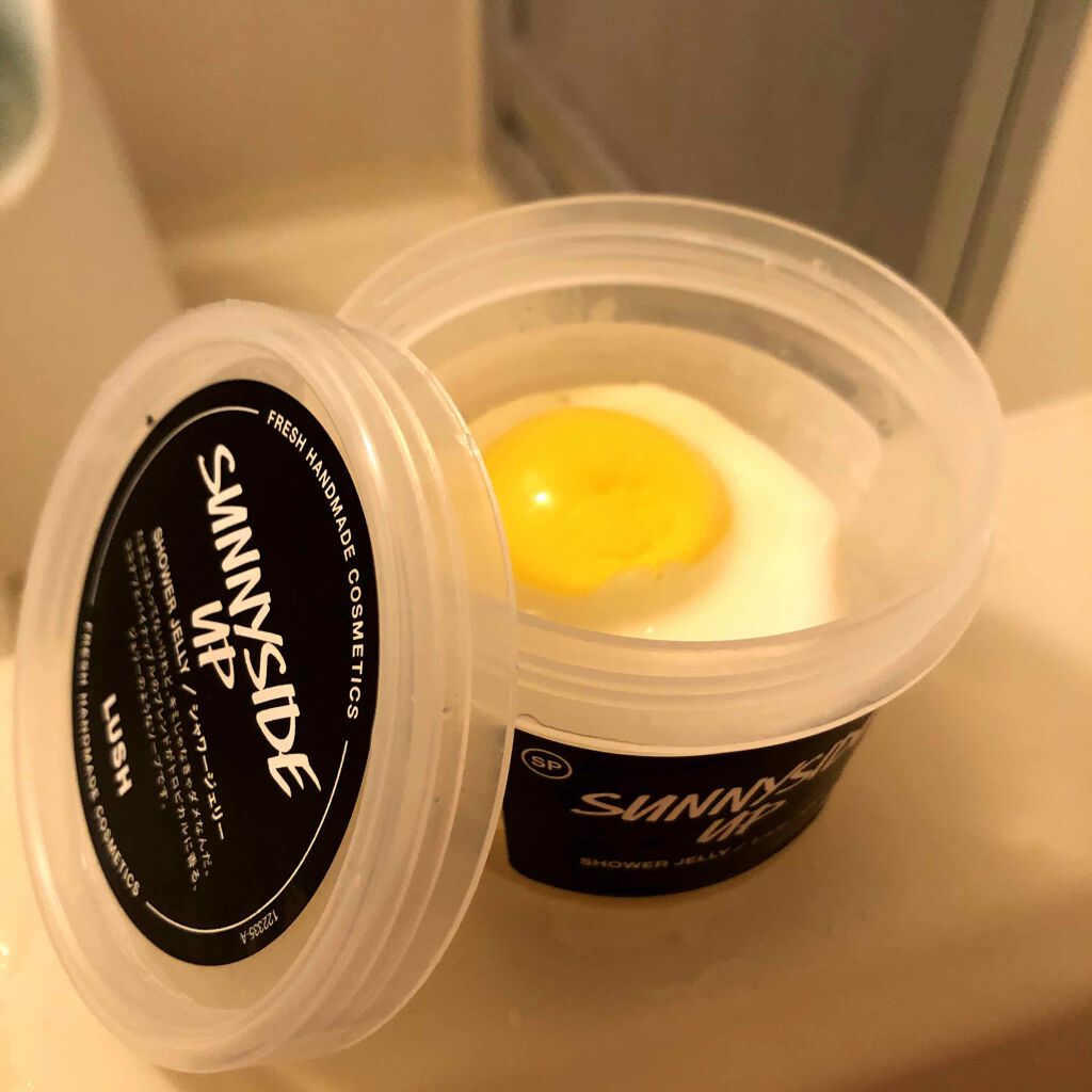 ラッシュ サニーサイド アップのクチコミ「Sunnyside up/LUSH/ジェリーソープ

めっちゃパイン飴の匂い そしてほんのりコ.....」（1枚目）