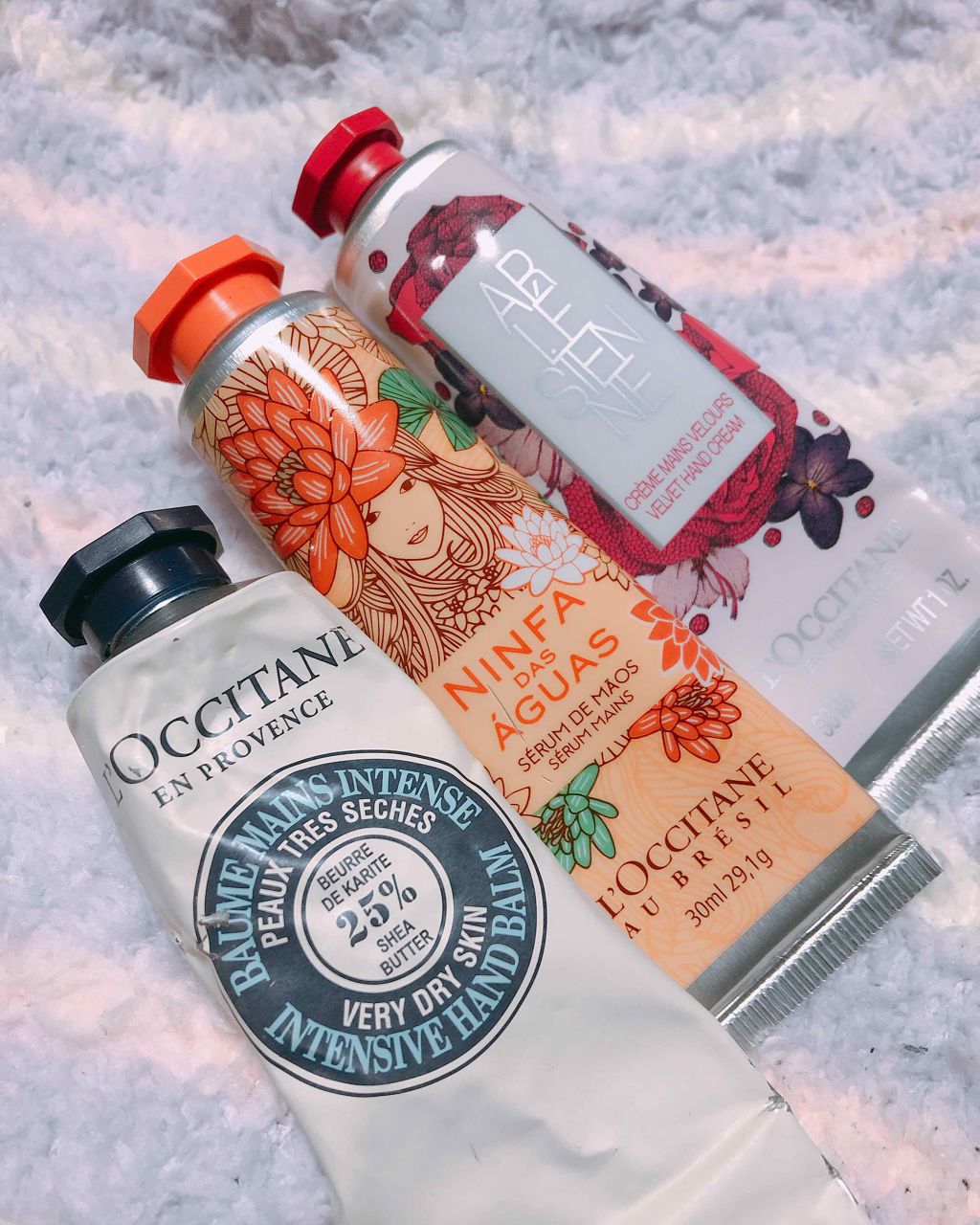 リボンアルル ハンドクリーム/L'OCCITANE/ハンドクリームを使ったクチコミ(1枚目)