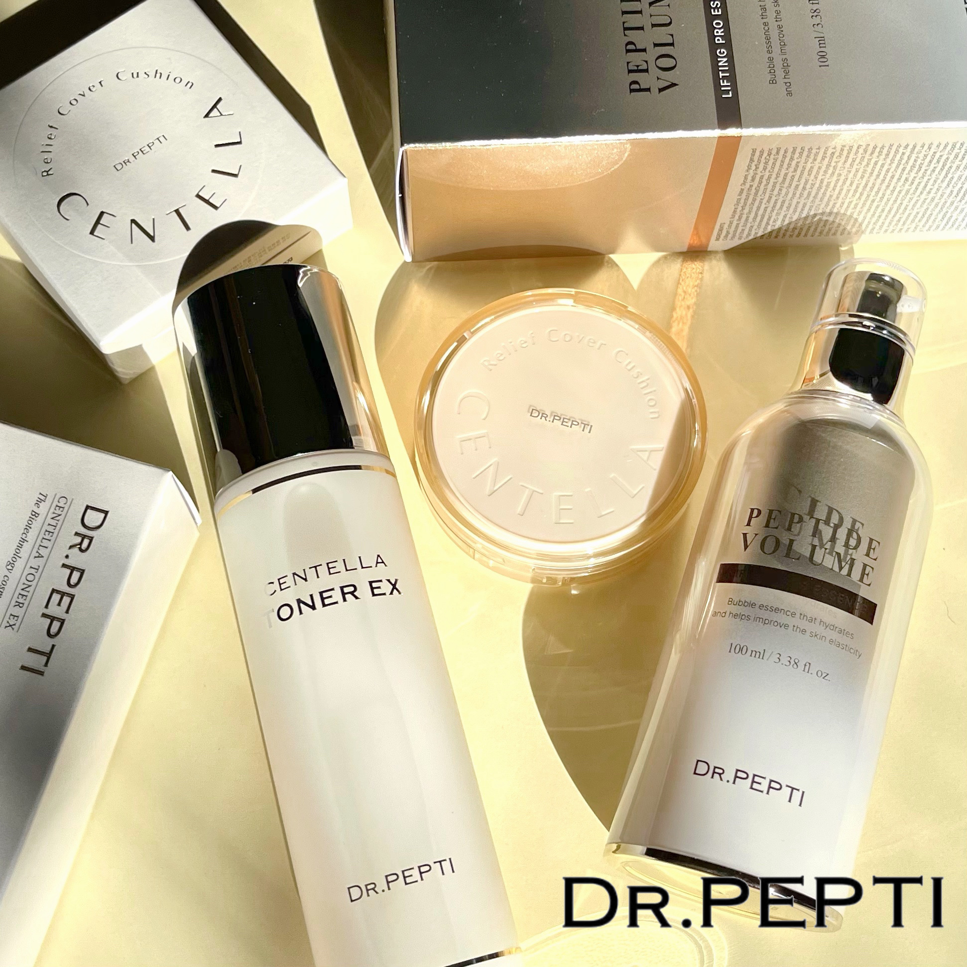 センテラリリーフカバークッション/DR.PEPTI/クッションファンデーションを使ったクチコミ（1枚目）