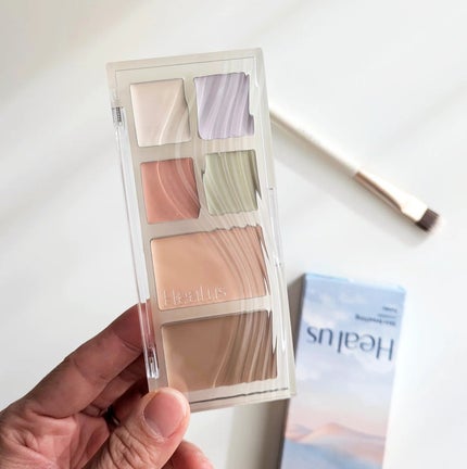 ブリージングコンシーラーパレット/Healus/パレットコンシーラーを使ったクチコミ(5枚目)