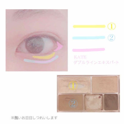 パーフェクトマルチアイズ/キャンメイク/アイシャドウパレットを使ったクチコミ(3枚目)