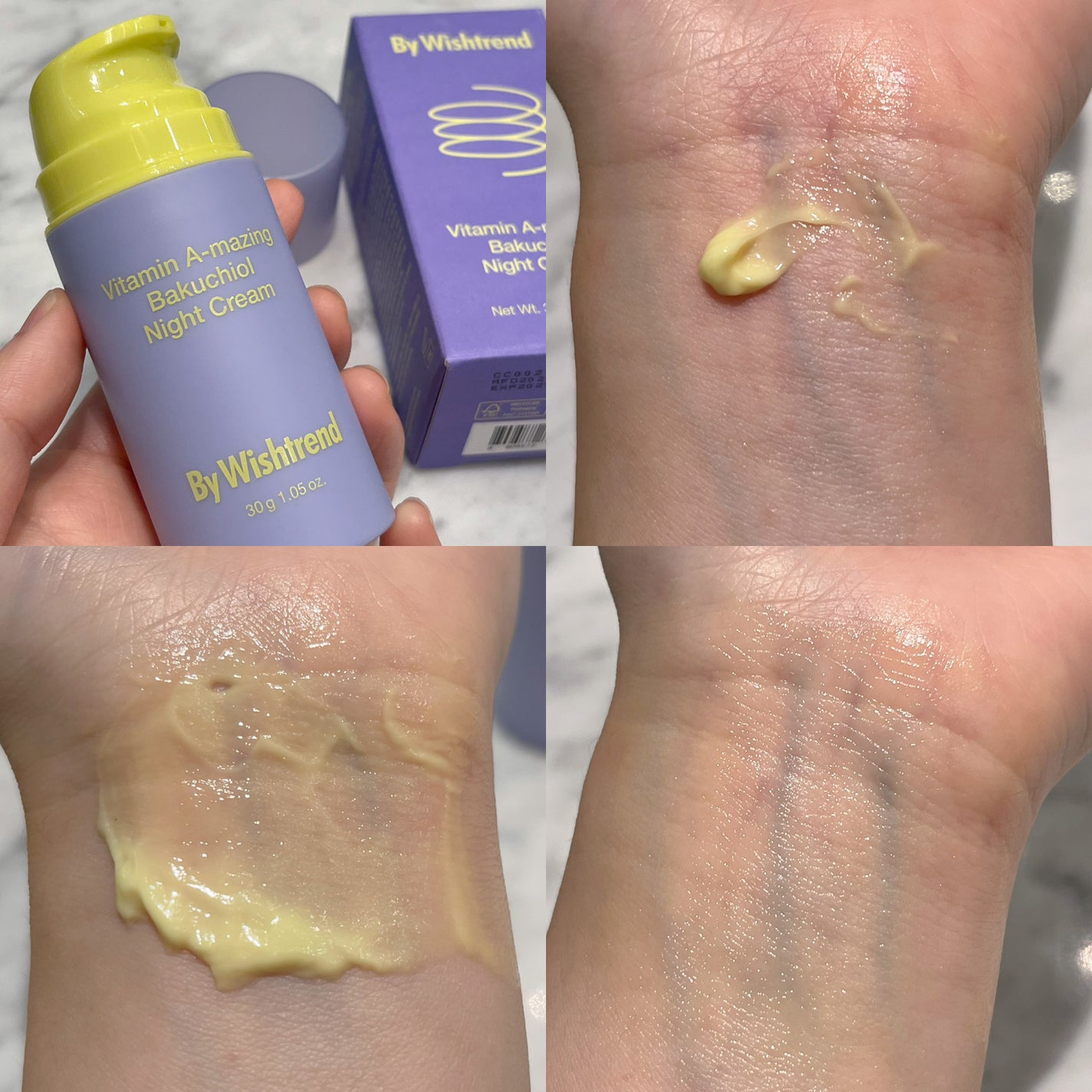 ビタミンA-mazingバクチオールナイトクリーム/By Wishtrend/フェイスクリームを使ったクチコミ(3枚目)