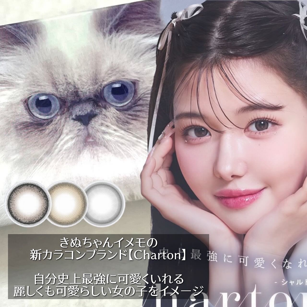 Charton 1day/Charton/ワンデー（１DAY）カラコンを使ったクチコミ（2枚目）