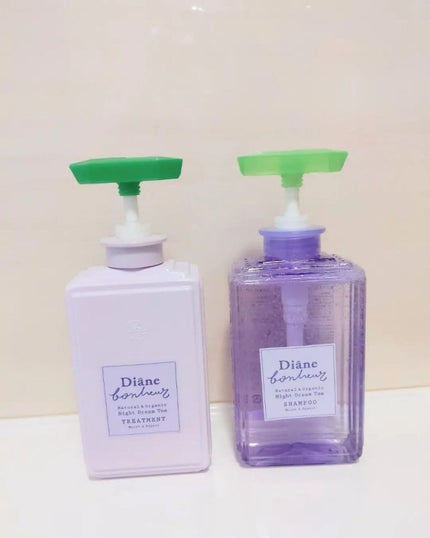 ダイアンボヌール モイスト&リペア シャンプー/トリートメント ナイトドリームティーの香り/ダイアン/市販シャンプーを使ったクチコミ(5枚目)