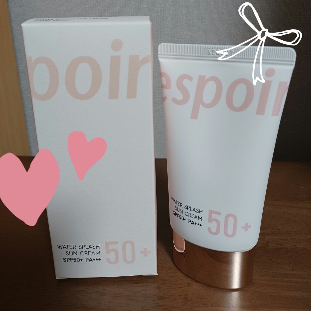 ウォータースプラッシュサンクリーム/espoir/日焼け止め・UVケアを使ったクチコミ（1枚目）