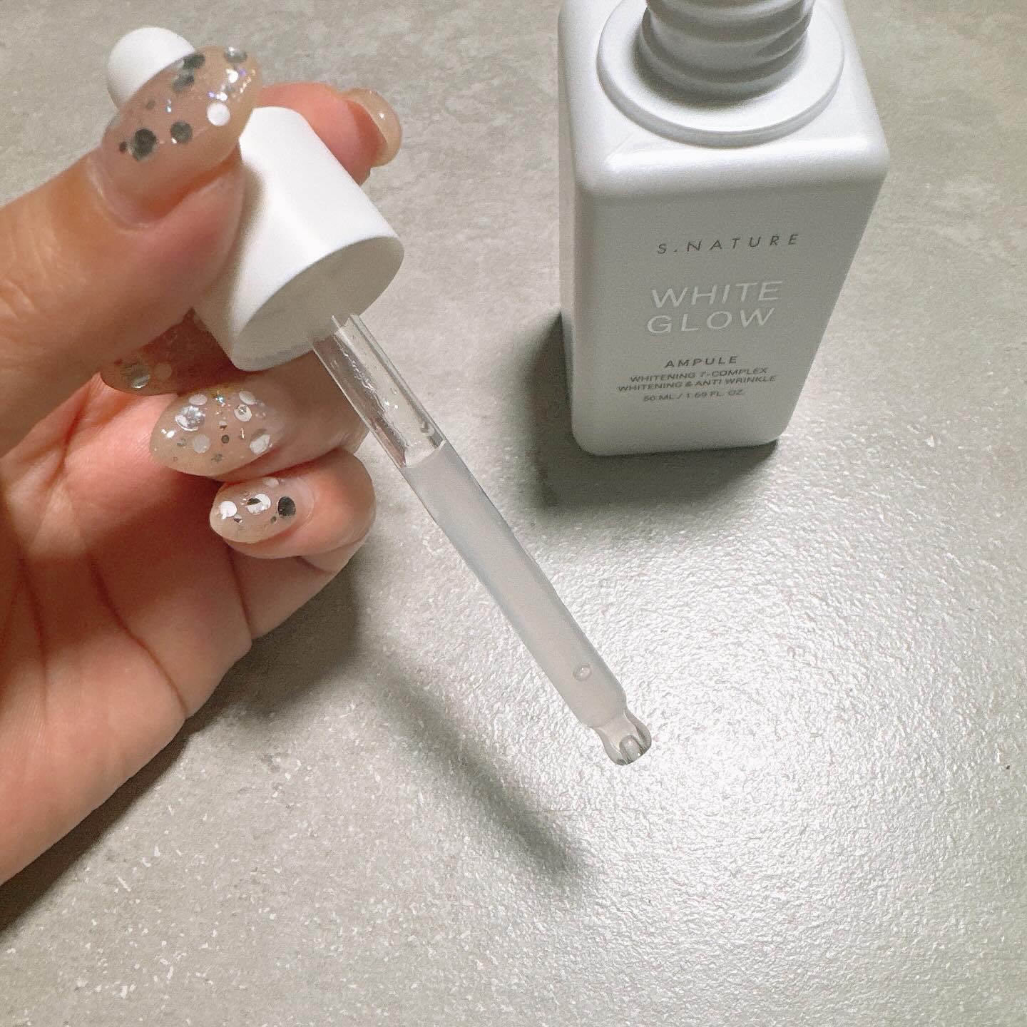 ホワイトグロウアンプル/S.NATURE/美容液を使ったクチコミ（2枚目）