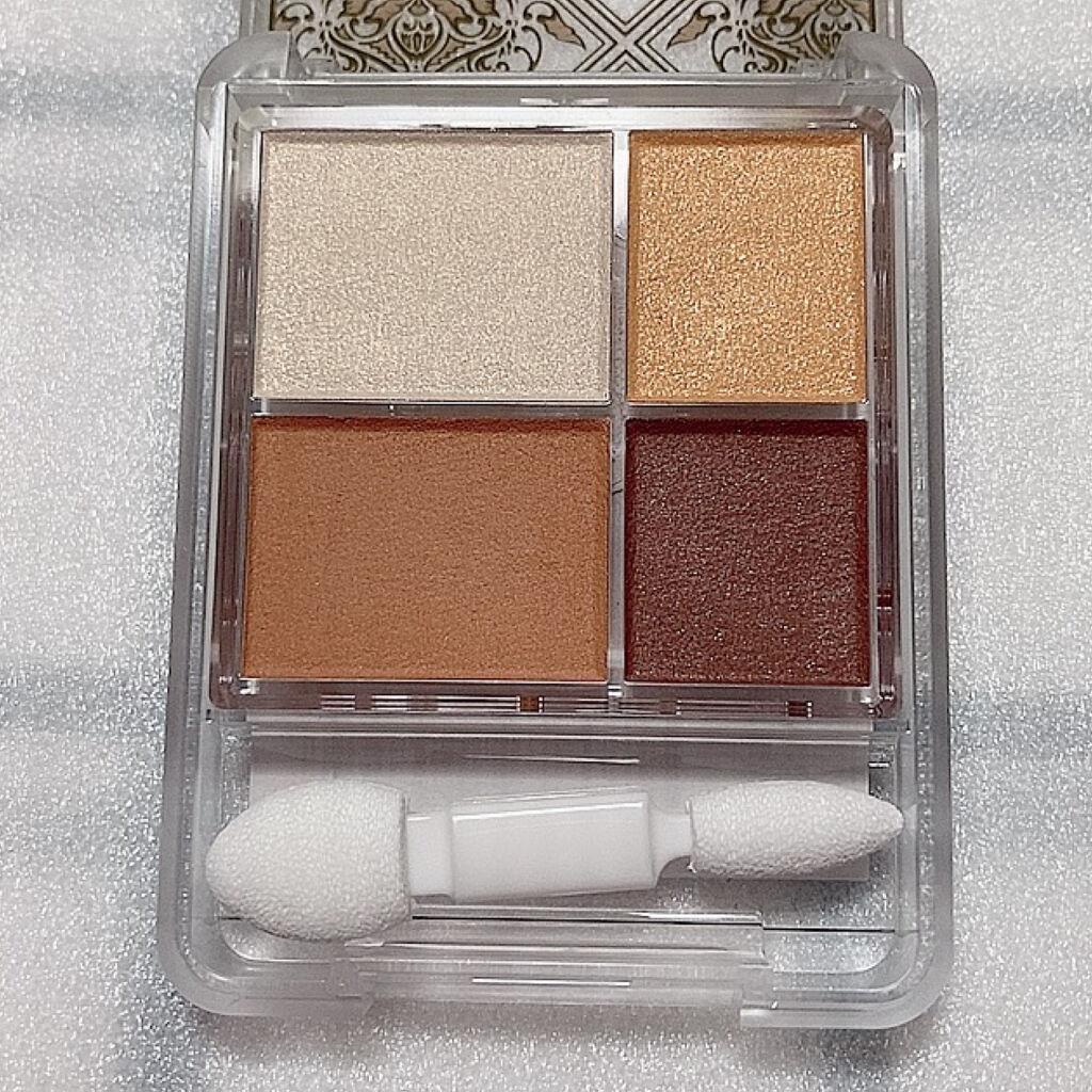 グラデーション アイシャドウ/ちふれ/アイシャドウパレットを使ったクチコミ（2枚目）