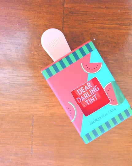 ディアダーリン ウォータージェルティント (アイスティント)/ETUDE/口紅を使ったクチコミ(1枚目)