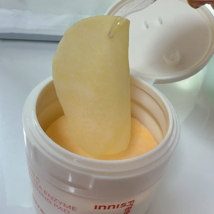 ビタC グリーンティーエンザイム ブライト パッド/innisfree/トナーパッドを使ったクチコミ(5枚目)