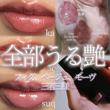 コンフォート リップ フルイド グロウ/SUQQU/口紅を使ったクチコミ(1枚目)
