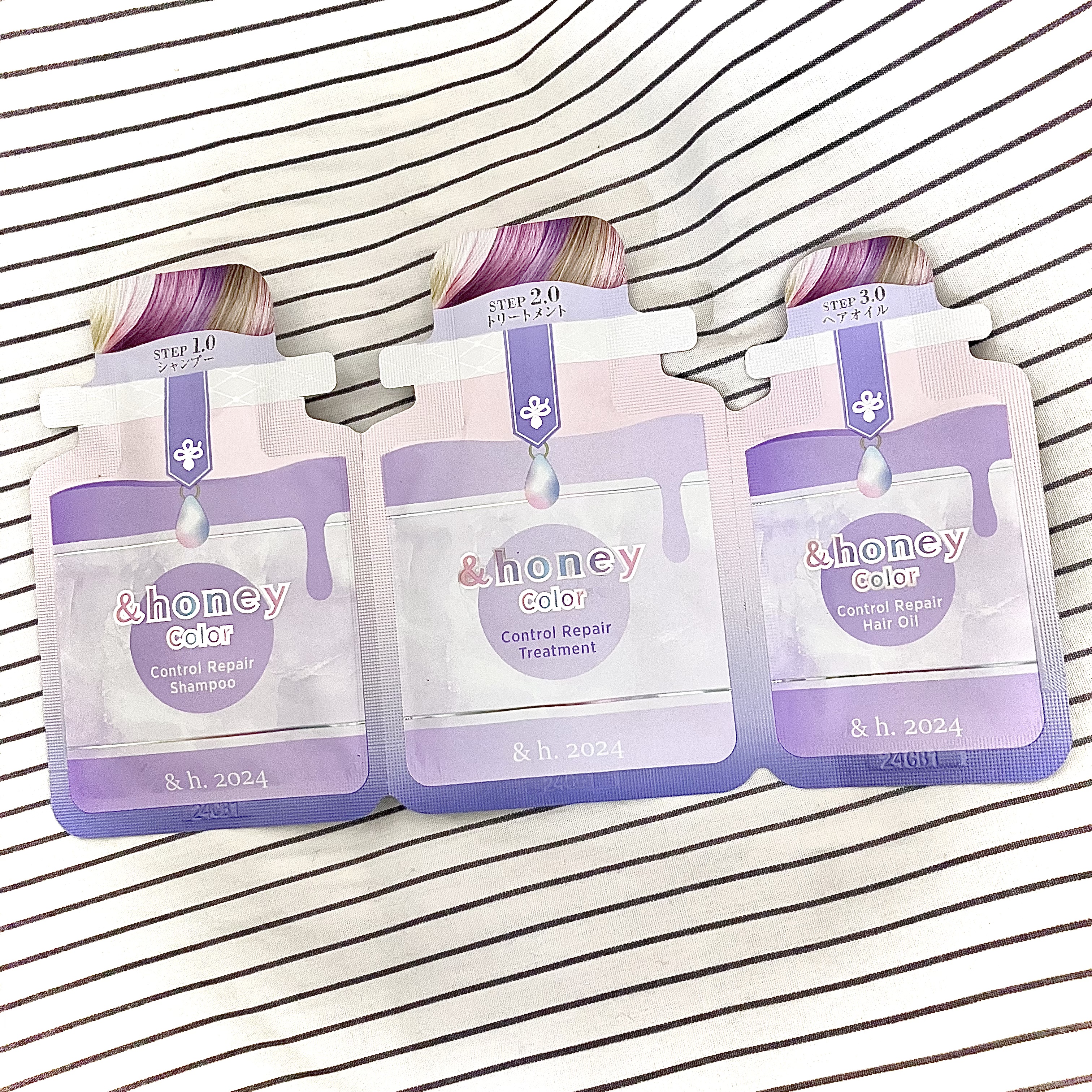 アンドハニー カラー コントロールリペア シャンプー1.0 / ヘアトリートメント2.0/&honey/市販シャンプーを使ったクチコミ（1枚目）