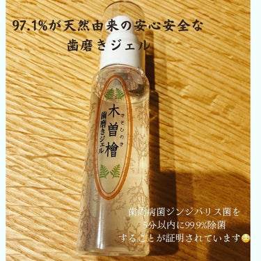 木曽檜歯磨きジェル/プラスケア/歯磨き粉を使ったクチコミ（1枚目）