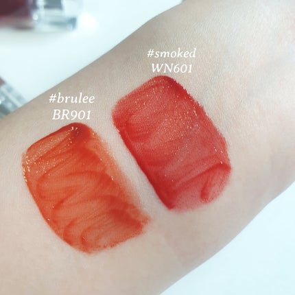 クチュールリップティントグレイズ スモークド/espoir/リップティントを使ったクチコミ(2枚目)