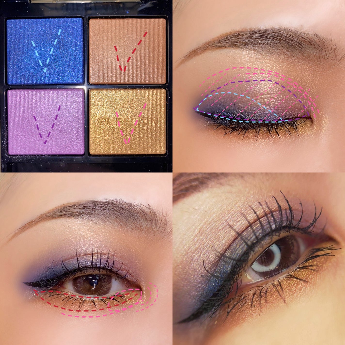 オンブル ジェ/GUERLAIN/アイシャドウパレットを使ったクチコミ(4枚目)