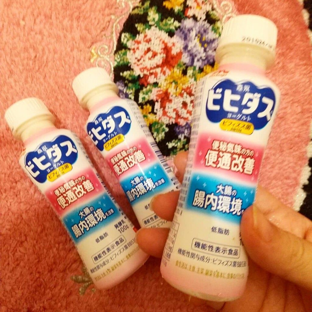 ビヒダスヨーグルト便通改善/ビヒダス/飲むヨーグルトを使ったクチコミ（1枚目）