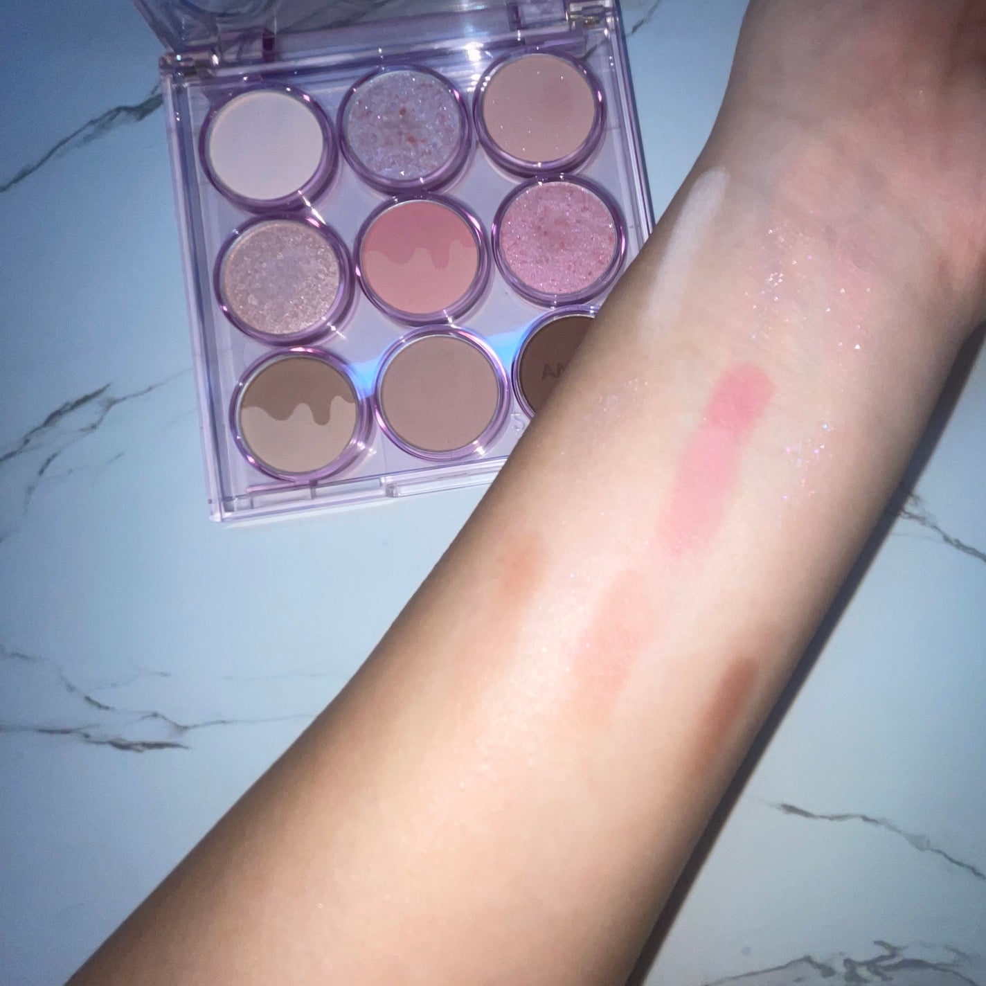 アイカラーパレット/AMUSE/アイシャドウパレットを使ったクチコミ(4枚目)